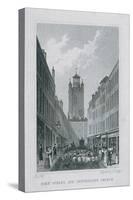 Fore Street, London, 1830-James Tingle-Stretched Canvas