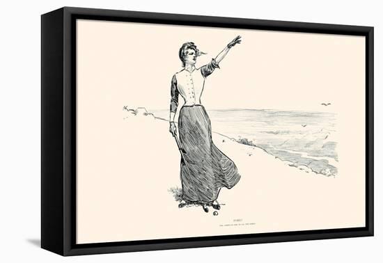 Fore!-Charles Dana Gibson-Framed Stretched Canvas