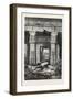 Forecourt and Entrance of the House of Seti (Temple of Kurnah). Egypt, 1879-null-Framed Giclee Print