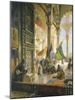 Forecourt of the Ummayad Mosque, Damascus, 1890-Gustave Bauernfeind-Mounted Giclee Print