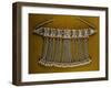 Forehead Headband in Silver with Coral Beads and Long Pendants to Act as Pseudo Burka, Yemen-null-Framed Giclee Print