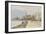 Foreign Buildings Along the Shore-null-Framed Giclee Print