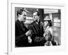 FOREIGN CORRESPONDENT, 1940 directed by ALFRED HICHCOCK George Sanders, Joel Mc Crea and Laraine De-null-Framed Photo