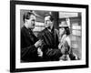 FOREIGN CORRESPONDENT, 1940 directed by ALFRED HICHCOCK George Sanders, Joel Mc Crea and Laraine De-null-Framed Photo