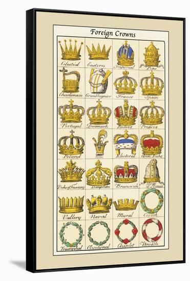 Foreign Crowns: Celestial, Eastern-Hugh Clark-Framed Stretched Canvas