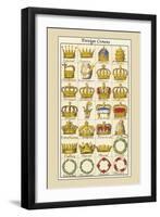 Foreign Crowns: Celestial, Eastern-Hugh Clark-Framed Art Print