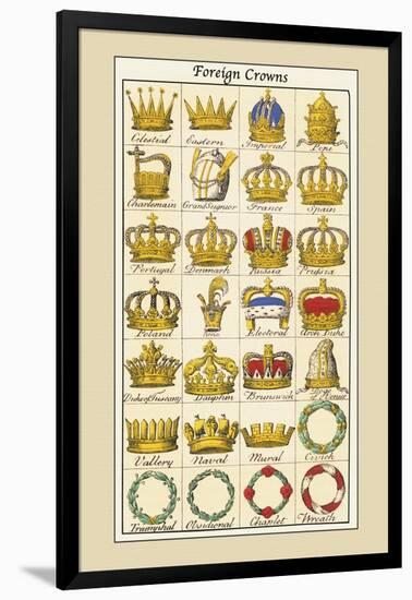 Foreign Crowns: Celestial, Eastern-Hugh Clark-Framed Art Print