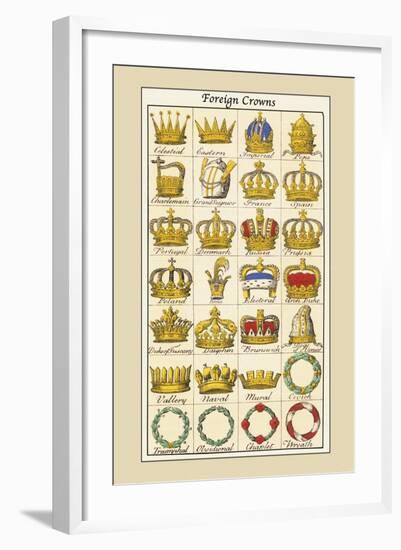 Foreign Crowns: Celestial, Eastern-Hugh Clark-Framed Art Print