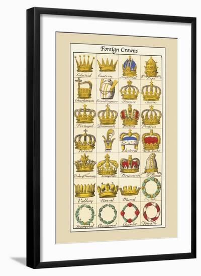 Foreign Crowns: Celestial, Eastern-Hugh Clark-Framed Art Print