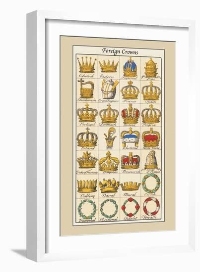 Foreign Crowns: Celestial, Eastern-Hugh Clark-Framed Art Print