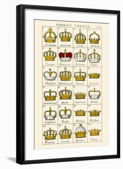 Foreign Crowns-Hugh Clark-Framed Art Print