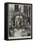 Foreign Devils in a Street in Peking, a Salute from Guttersnipes-Frederic De Haenen-Framed Stretched Canvas