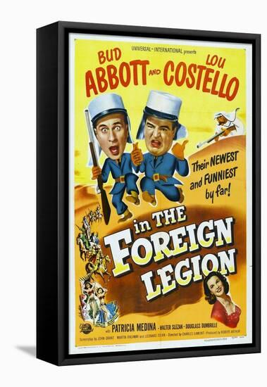 Foreign Legion, 1950 "Abbott And Costello In the Foreign Legion" Directed by Charles Lamont-null-Framed Stretched Canvas