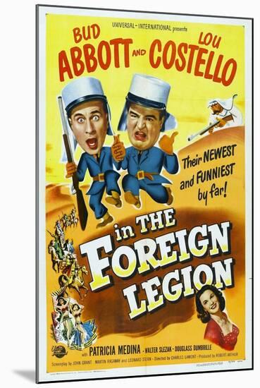 Foreign Legion, 1950 "Abbott And Costello In the Foreign Legion" Directed by Charles Lamont-null-Mounted Giclee Print