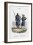 Foreign Legionnaire and Native Sharpshooter; French Army in Algeria-null-Framed Giclee Print