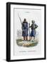 Foreign Legionnaire and Native Sharpshooter; French Army in Algeria-null-Framed Giclee Print