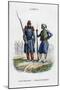 Foreign Legionnaire and Native Sharpshooter; French Army in Algeria-null-Mounted Giclee Print