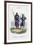 Foreign Legionnaire and Native Sharpshooter; French Army in Algeria-null-Framed Giclee Print