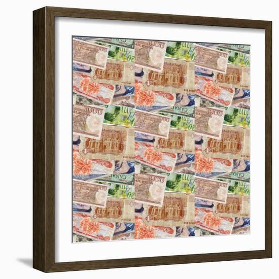 Foreign Money Background-NathanNathan-Framed Photographic Print