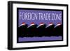 Foreign Trade Zone-null-Framed Art Print