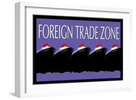 Foreign Trade Zone-null-Framed Art Print