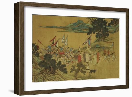 Foreign Tributaries En Route to China-Shang Xi-Framed Giclee Print