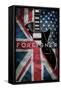 Foreigner - Flags-Trends International-Framed Stretched Canvas