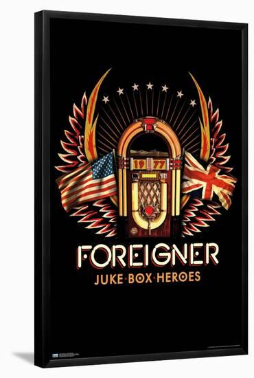 Foreigner - Juke Box Heroes-Trends International-Framed Poster