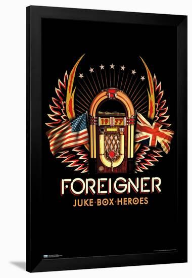 Foreigner - Juke Box Heroes-Trends International-Framed Poster