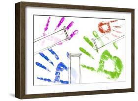 Forensic Identification, Conceptual Image-Sigrid Gombert-Framed Photographic Print
