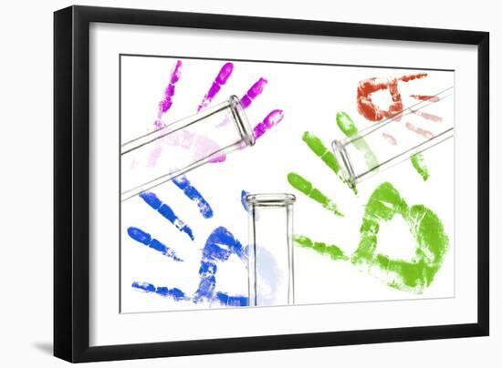 Forensic Identification, Conceptual Image-Sigrid Gombert-Framed Photographic Print