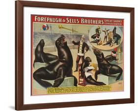 Forepaugh and Sella Brothers, Poster, 1900-null-Framed Giclee Print