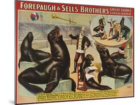 Forepaugh and Sella Brothers, Poster, 1900-null-Mounted Giclee Print