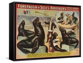 Forepaugh and Sella Brothers, Poster, 1900-null-Framed Stretched Canvas