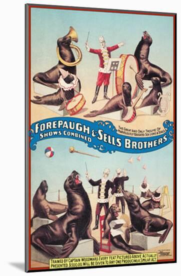 Forepaugh and Sells Brothers Circus-null-Mounted Poster