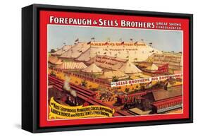 Forepaugh and Sells Brothers Great Show Consolidated-null-Framed Stretched Canvas