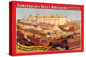Forepaugh and Sells Brothers Great Show Consolidated-null-Stretched Canvas