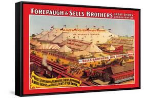 Forepaugh and Sells Brothers Great Show Consolidated-null-Framed Stretched Canvas