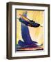 "Foreshadowing Flight,"July 2, 1938-William Heaslip-Framed Premium Giclee Print