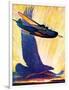 "Foreshadowing Flight,"July 2, 1938-William Heaslip-Framed Giclee Print