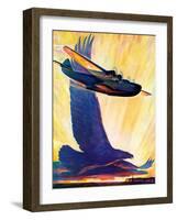 "Foreshadowing Flight,"July 2, 1938-William Heaslip-Framed Giclee Print