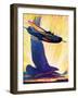 "Foreshadowing Flight,"July 2, 1938-William Heaslip-Framed Giclee Print