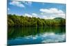 Forest and Clouds with Reflection in A Calm Lake-Lamarinx-Mounted Photographic Print