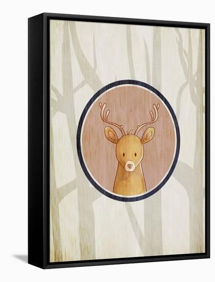 Forest Animals 3-Kimberly Allen-Framed Stretched Canvas