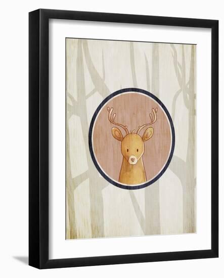 Forest Animals 3-Kimberly Allen-Framed Art Print