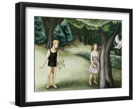 Forest Annunciation, 2, 2006-Caroline Jennings-Framed Giclee Print