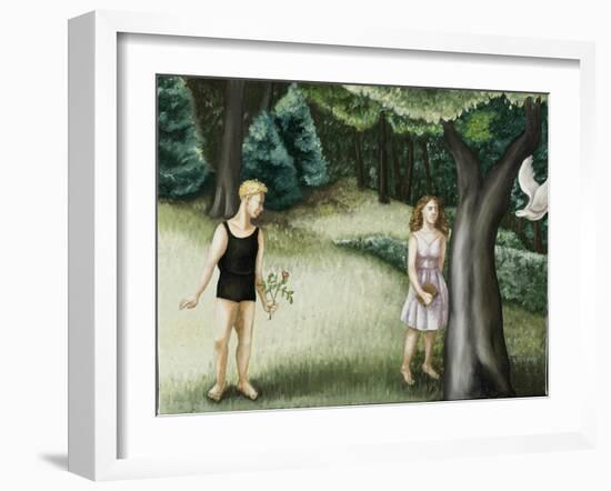 Forest Annunciation, 2, 2006-Caroline Jennings-Framed Giclee Print