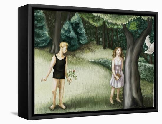 Forest Annunciation, 2, 2006-Caroline Jennings-Framed Stretched Canvas