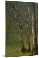 Forest at Pont Aubert-Georges Seurat-Mounted Art Print