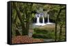 Forest brook, Schiessendumpel, Mullerthal, Luxembourg, Europe-Hans-Peter Merten-Framed Stretched Canvas